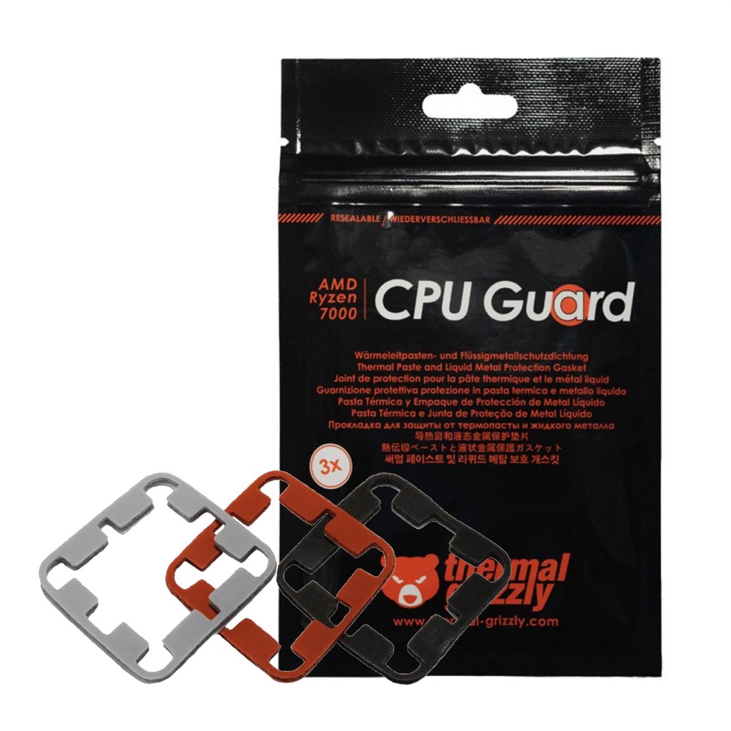 Thermal Grizzly CPU Guard AMD AM5 Ryzen 7000 Protege Componentes Expostos Instalação Fácil