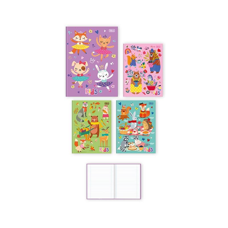 Caderno Costurado Sap Kids Femino Tilibra 96X5 Sortido em Oferta na Shopee