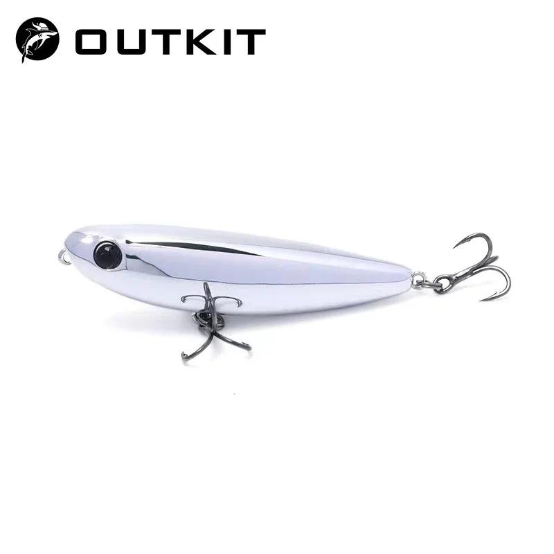 OUTKIT Isca De Pesca Flutuante Lápis StickBait 4.5/2.8g Wobblers Topwater Crankbait Iscas Artificiais Fundição Longa Dur