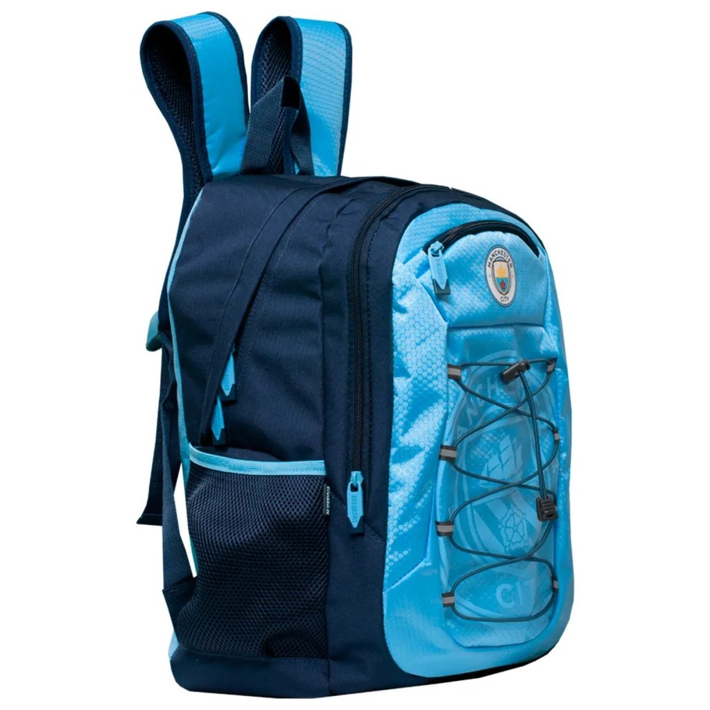Detalhes do Mochila Esportiva Escolar Style Manchester City Oficial