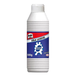 Cola Líquida Branca Tenaz Lavável 500g
