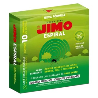 Jimo Espiral Repelente Com 10 Unidades Contra Mosquitos e Pernilongos  Eficaz contra o Mosquito da Dengue em Oferta na Shopee