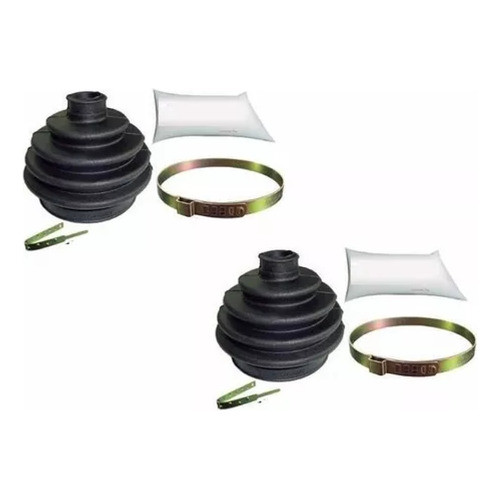 02 Coifa Homocinética Roda Gol Parati Saveiro G1 G2 G3 G4