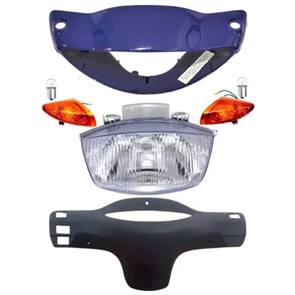 Carenagem, Capa, Pisca, Bloco Biz 100 98-99 Azul Roxo Ks