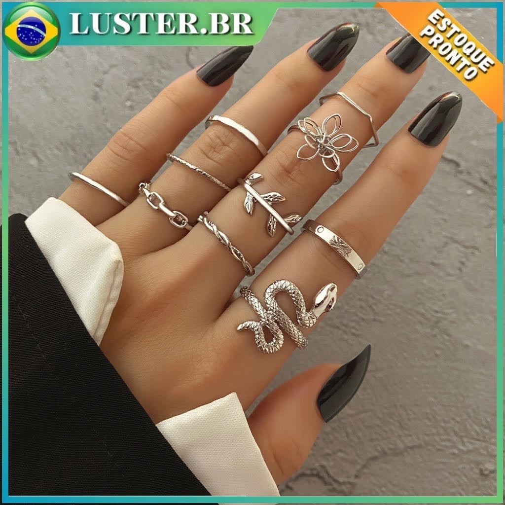 Anel Cobra Prata - Comprar com Melhor Preço em Anéis