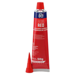 🔥 SILICONE VERMELHO CAR80 50g | VEDANTE ALTA TEMPERATURA (até 315°C) 🚗🏭 | Selante Profissional Motores e Escapamentos