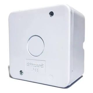 Caixa Organizadora 4x4 De Sobrepor P/ Cftv Quadrada 180° PP 8,5 x 5 x 8,5 cm em Oferta na Shopee