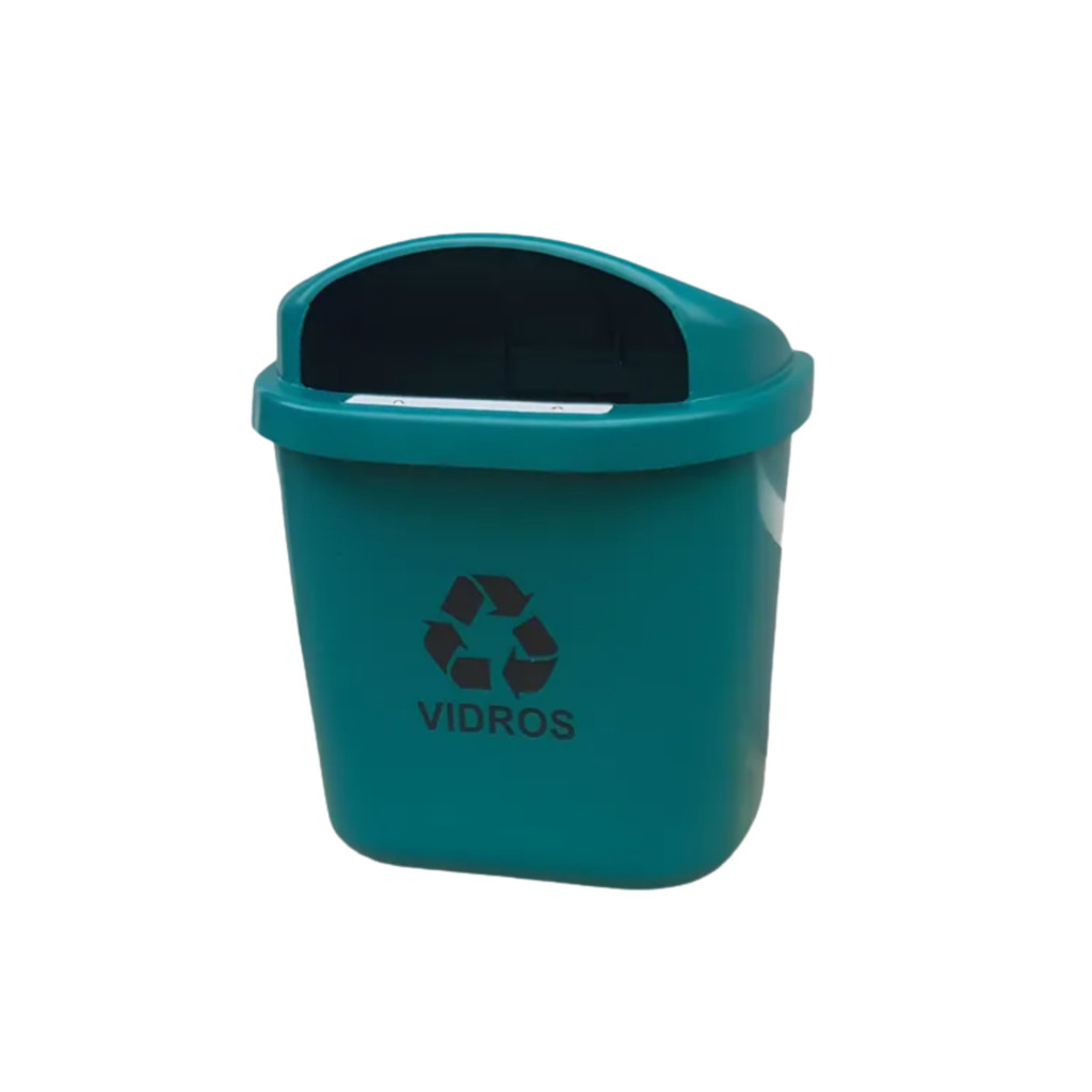 Lixeira Papeleira 40 Litros Verde - JSN