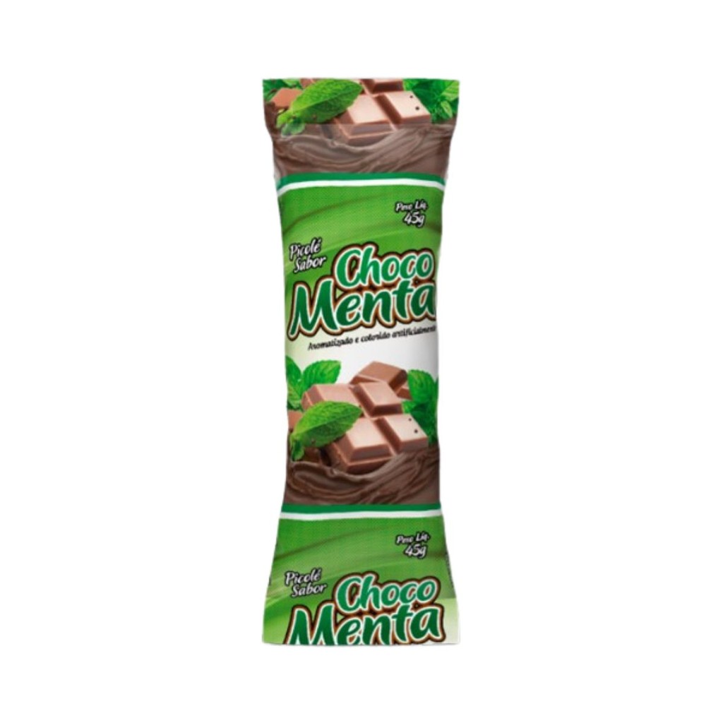 SAQUINHO BOPP PICOLÉ CHOCOMENTA C/ 250 GRAMAS