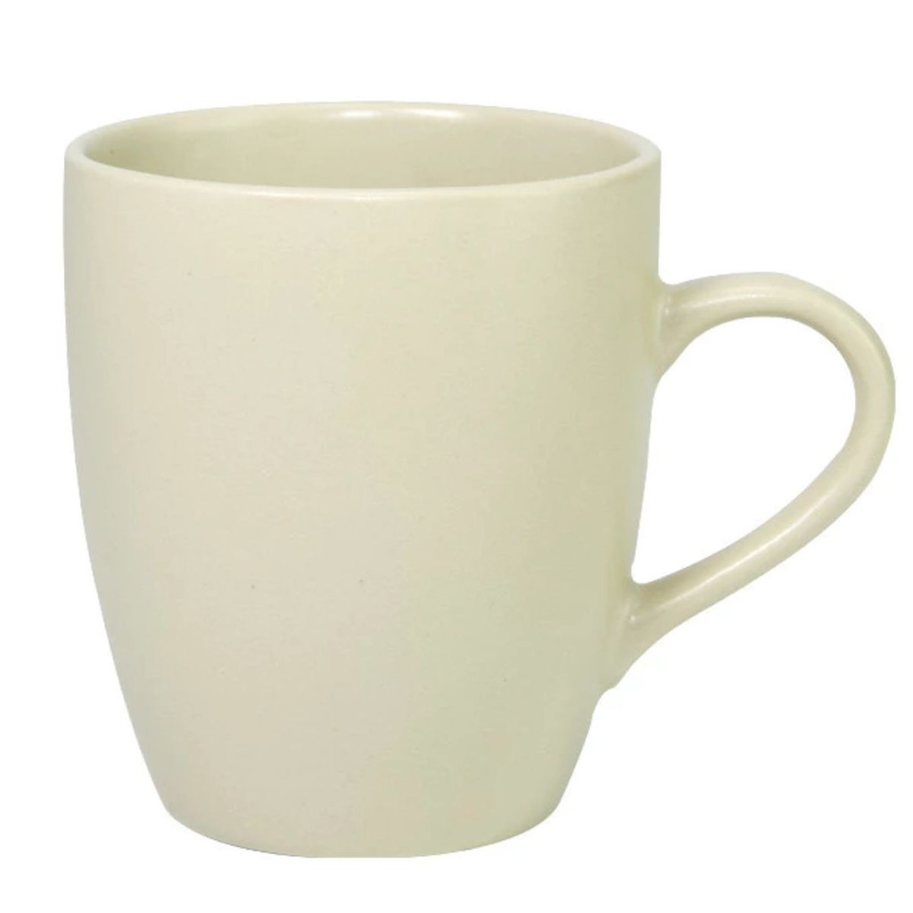 Caneca De Cerâmica Bege 310ml Xícara Café 9194 - Mimo Style em Oferta na Shopee