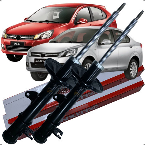 Par Amortecedor Traseiro Willtec J5 J6 2011 2012 2013 2014 2015 2016
