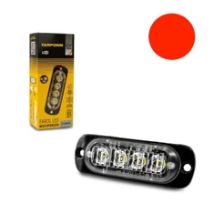 Farol Strobo Multifunção Cyber 4 Leds SMD Tarponn Ip65 12v