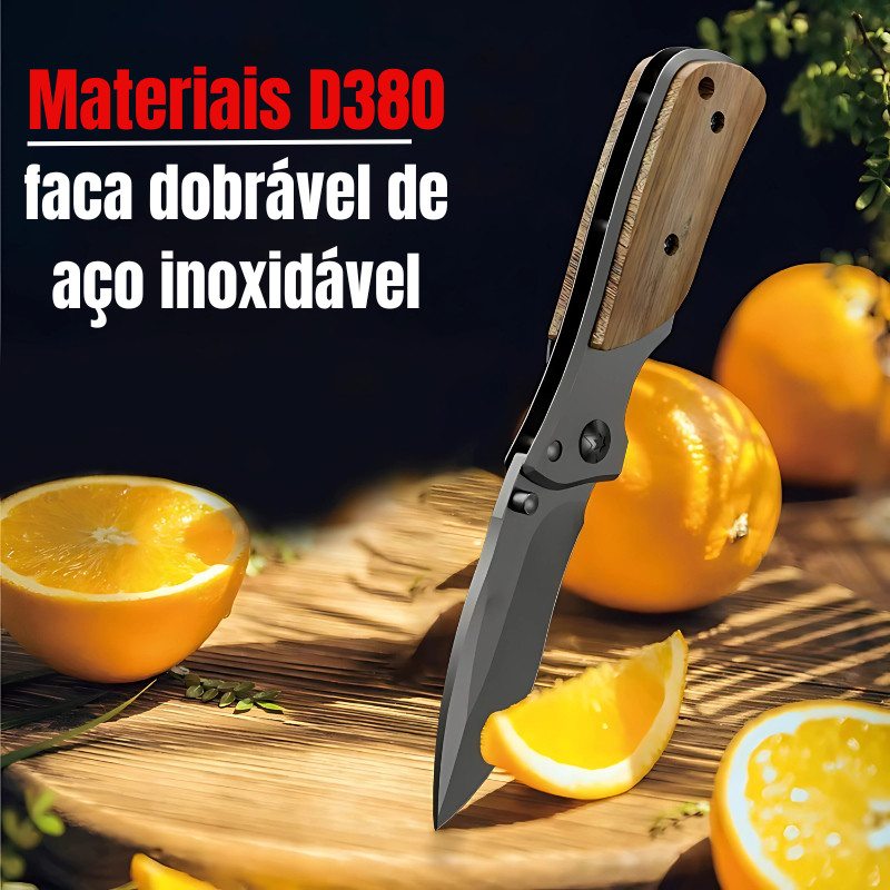 Canivete de Saque Rápido Semi-Automático com Clip de Bolso