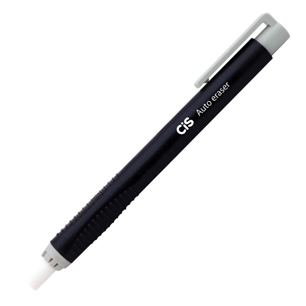 Caneta Borracha Cis Auto Eraser Preta Macia