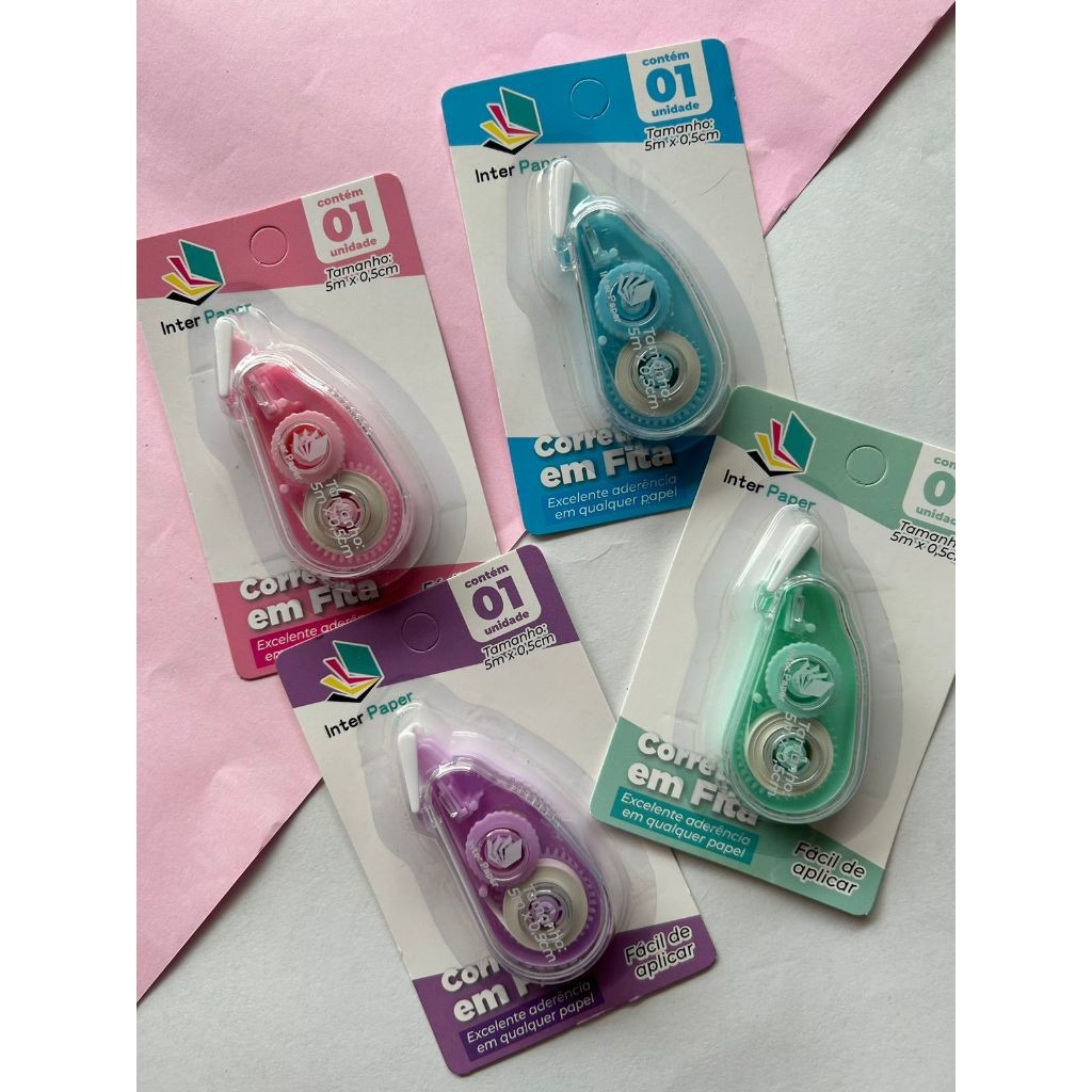 Fita Corretiva Papelaria 5m HE40502