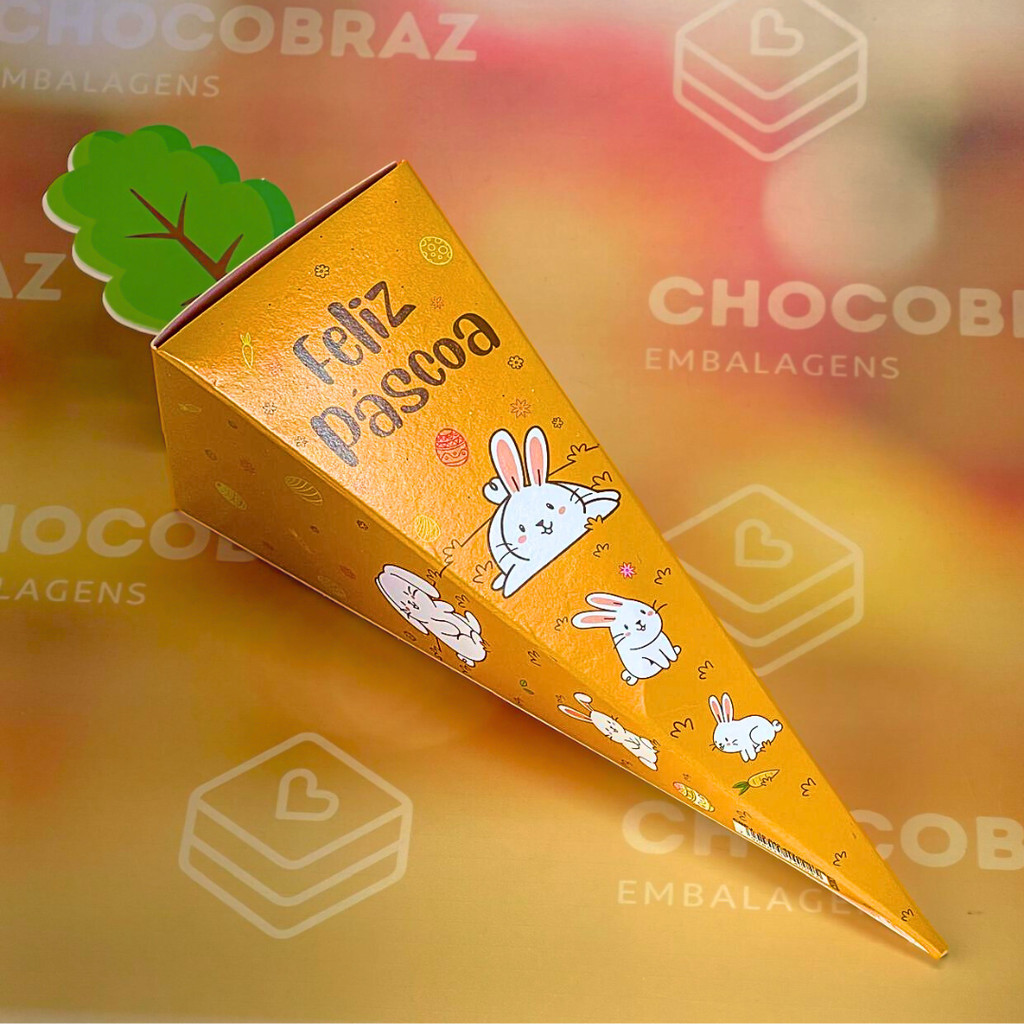 50 CONE - 6,5X6,5X19CM PASCOA DIVERTIDA 5363 (PASCOA IDEIA OUTLET) em Oferta na Shopee