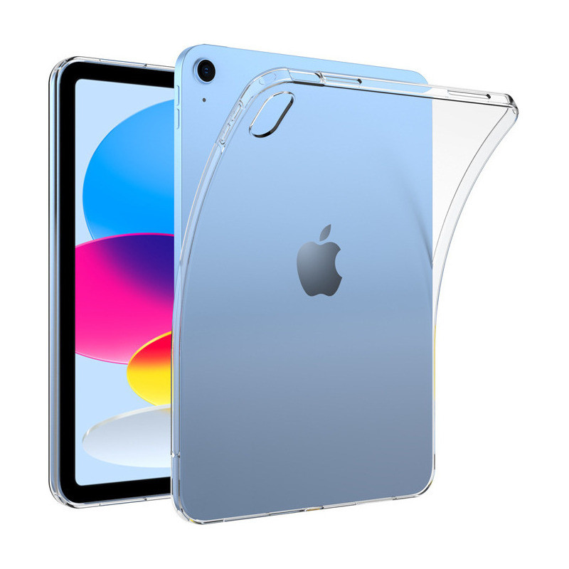 Capa Protetora De Silicone Transparente Tpu iPad Air1/2/3/4/5, iPad 5/6/7/8/9/10 Geração,2018 a 2022 pro 11inch,pro 9.7"
