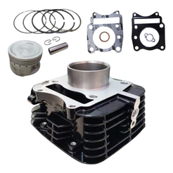 Cilindro Motor Apache Pistão E Anéis Kit Completo