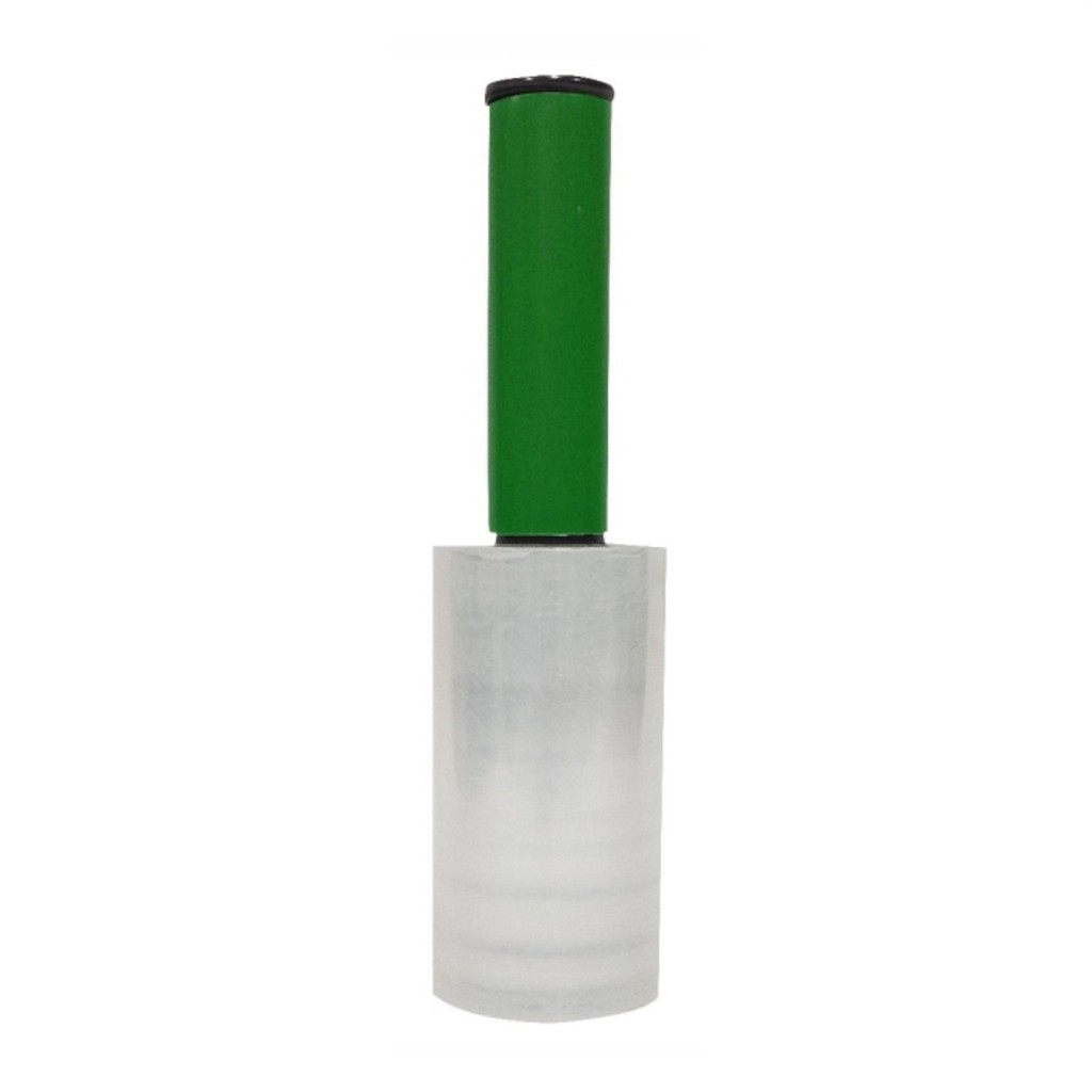 Rolo Filme Plástico Stretch 10cmx120m Com Cabo Aplicador