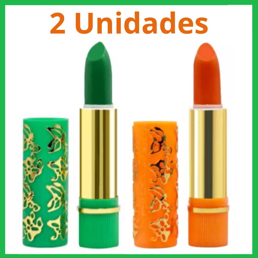 Dupla De Batom Mágico Dá Vovó Coloridos 24 horas - Vivai ou Lua Neve - *Sem Parabenos* em Oferta na Shopee
