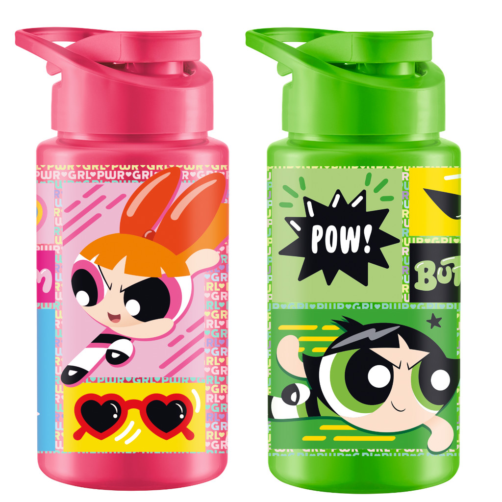 Kit Jogo 2 Garrafas Squeeze Meninas Super Poderosas Infantil Desenho Escola Volta As Aulas em Oferta na Shopee