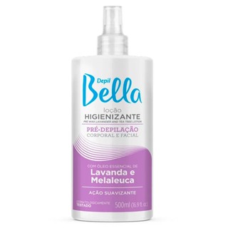 Loção Higienizante Lavanda Melaleuca Depil Bella 500ml Pré-Depilação Ação Suavizante Corporal Facial em Oferta na Shopee