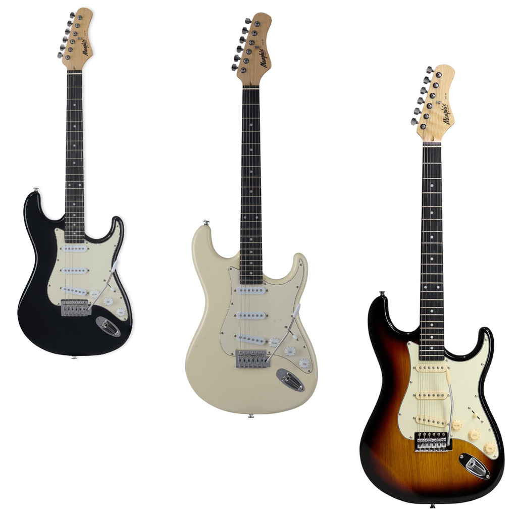 Guitarra 3S Escala Escura Escudo AWH MG-30 Memphis