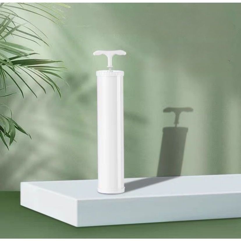 Bomba Ar Manual Saco A Vácuo Organizador 22x5cm Bomba Sucção Organização Roupas Mala Viagem Guarda