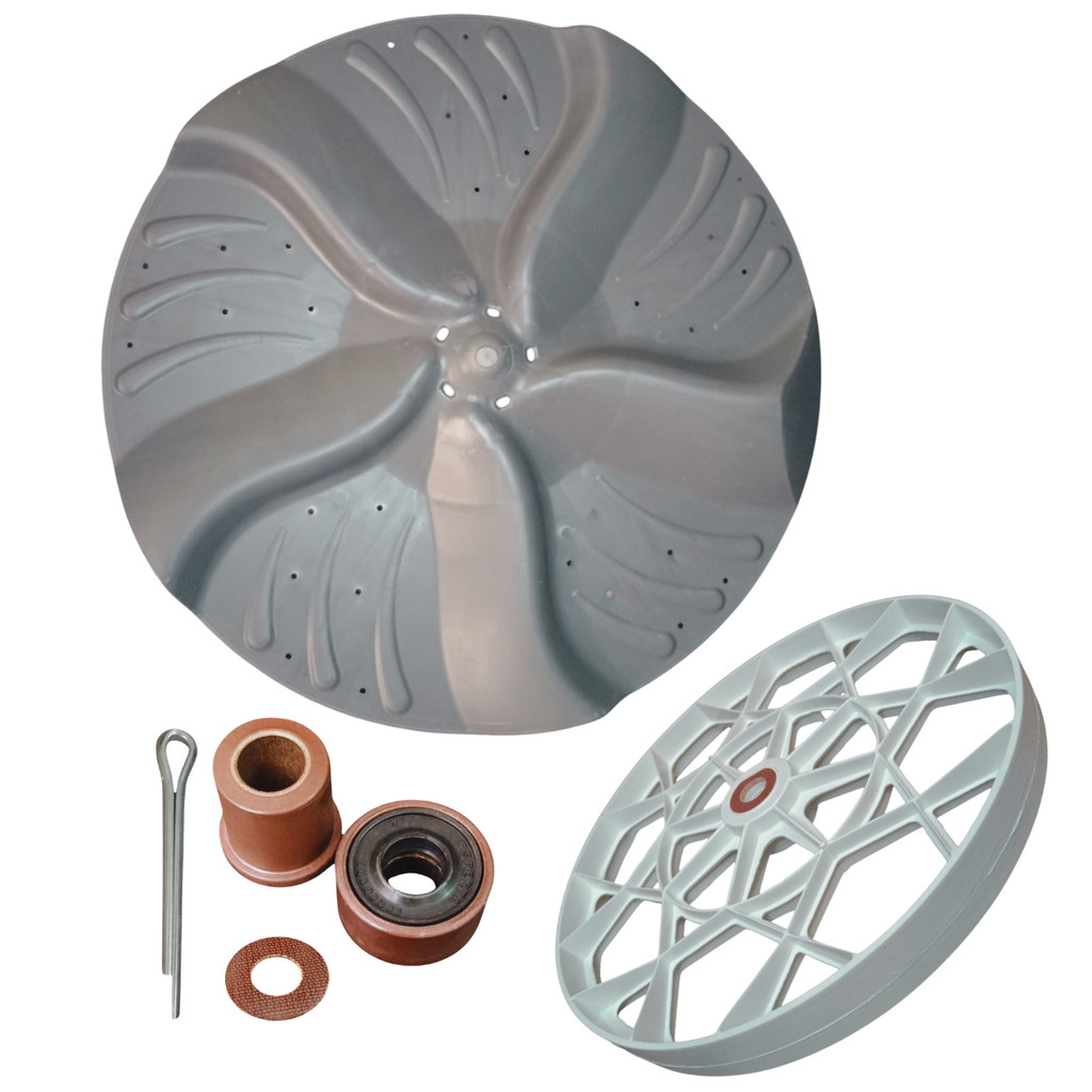 AGITADOR BATEDOR POLIA S/ABAS KIT BUCHA TANQUINHO COLORMAQ LCB LCS 8KG A 12 KG C/EIXO