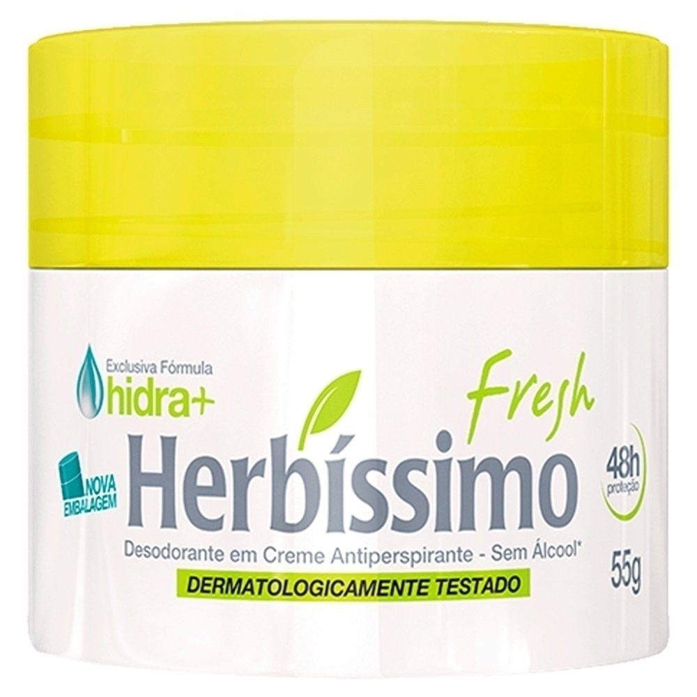 Desodorante Herbíssimo Cremoso Fresh 55g - Beauty