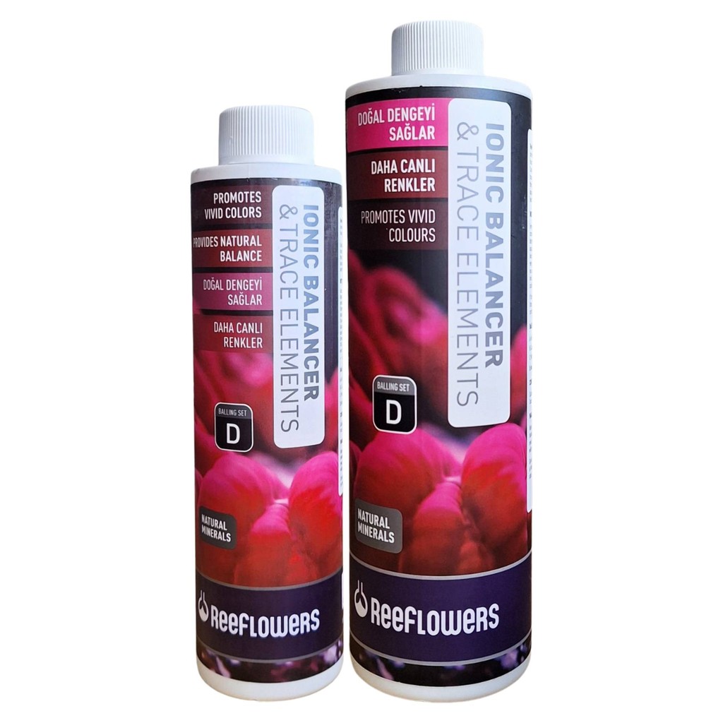 Suplemento Para Aquario Marinho Ionic Balancer & Trace Elements Balling D - ReeFlowers