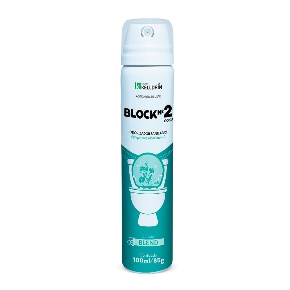 Odorizador Sanitário Block Nº2 Blend 100ml/85g em Oferta na Shopee