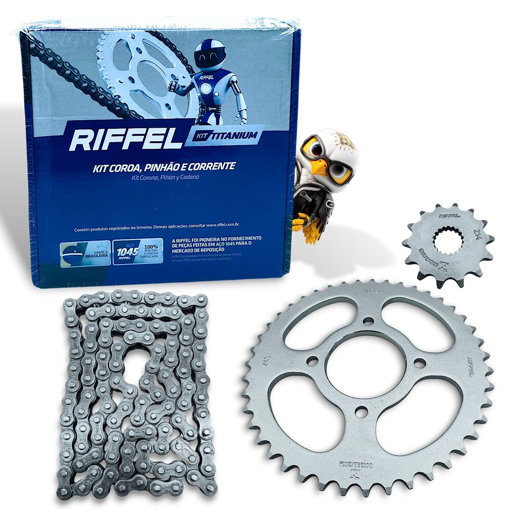 Kit Relação Katana 125 1996 Á 2002 En 125 Intruder 125