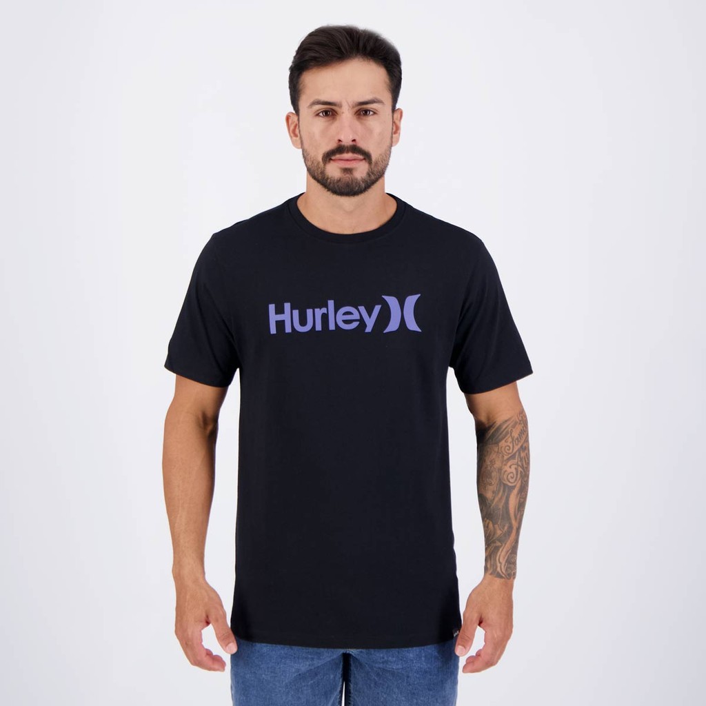Camiseta Hurley Solid Preta - Men Clothes