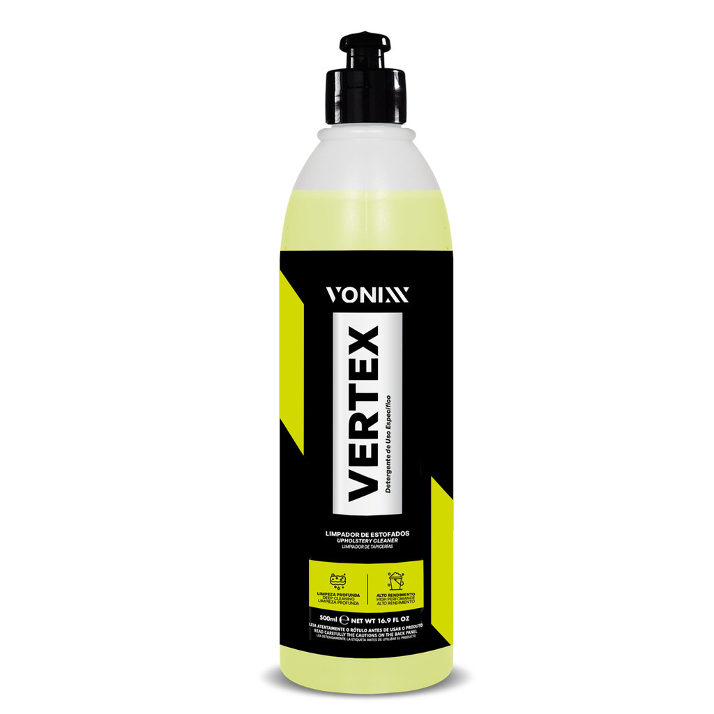 VERTEX Limpador de Estofados Super Concentrado - Vonixx (500ml) Diluição: Até 1:80