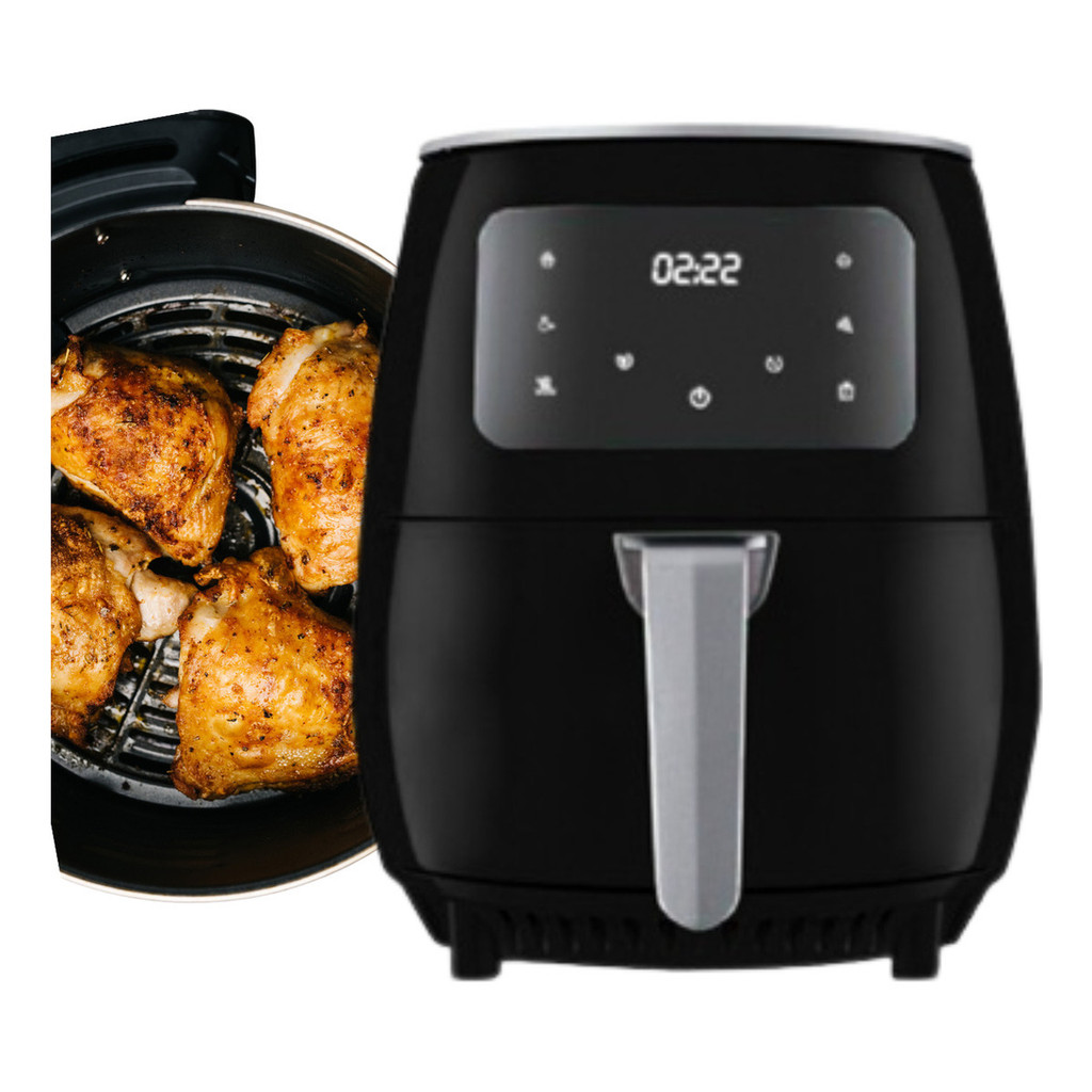 Air Fryer Fritadeira 4.5l Tecnologia Touch Sem Oleo Grade Capacidade Digital Praticidade