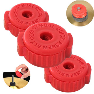 Kit 3 Borboletas Quick Release VERMELHA