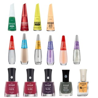 Esmalte em Gel e Tradicional Risque e Impala Escolha Sua Cor em Oferta na Shopee
