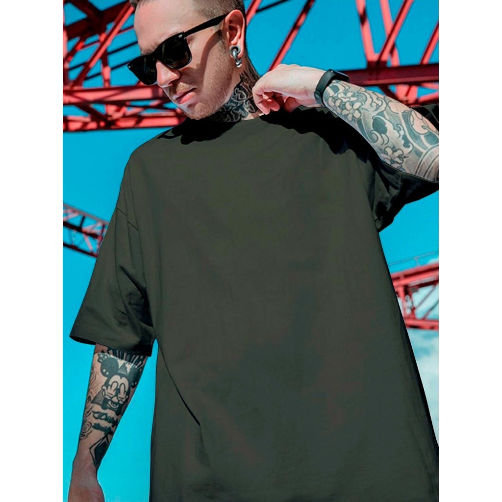 Camiseta Casual Estilosa Academia Masculina Camisa Streetwear Oversized Unissex Blusa Confortável