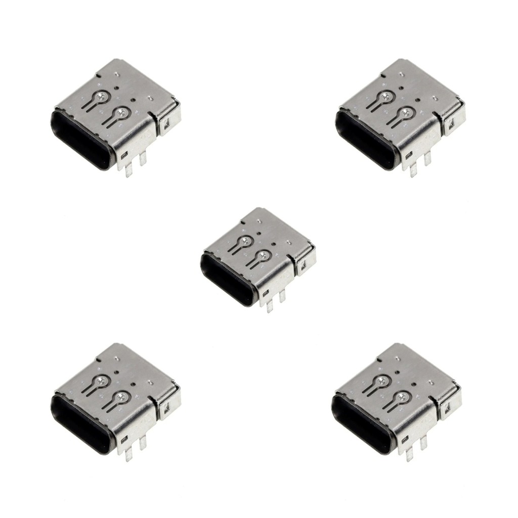 Kit 5 Conector Carga USB Tipo-C para Controle Xbox Serie SX