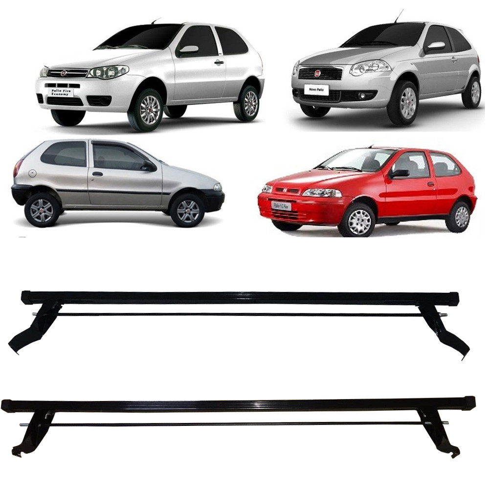 Rack Teto Roca Bagageiros Fiat Palio 96 Até 2015 2 Pts 1172
