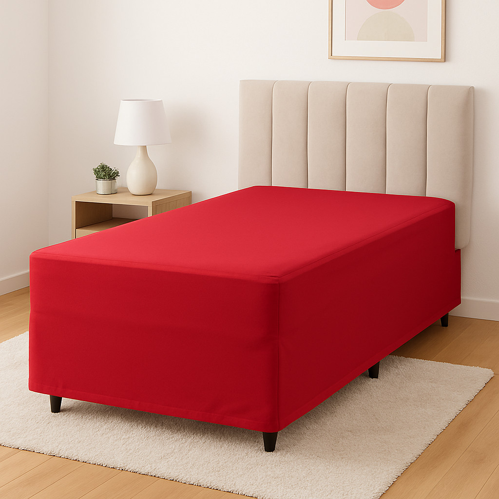 Capa Luva Box Solteiro Malha Gel