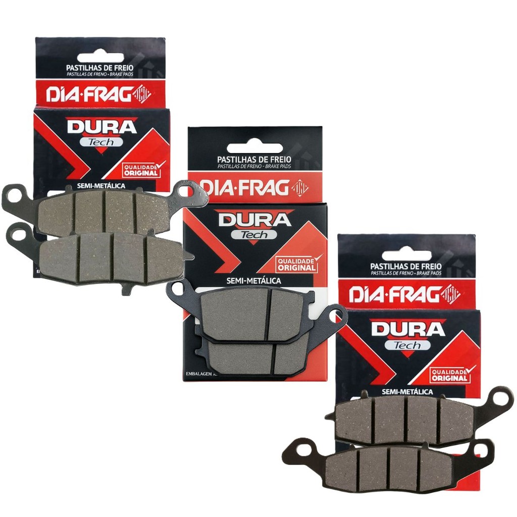 Kit Pastilhas de Freio P/ Suzuki Dl 650 V-Strom / Gsr 750 Diafrag em Oferta na Shopee