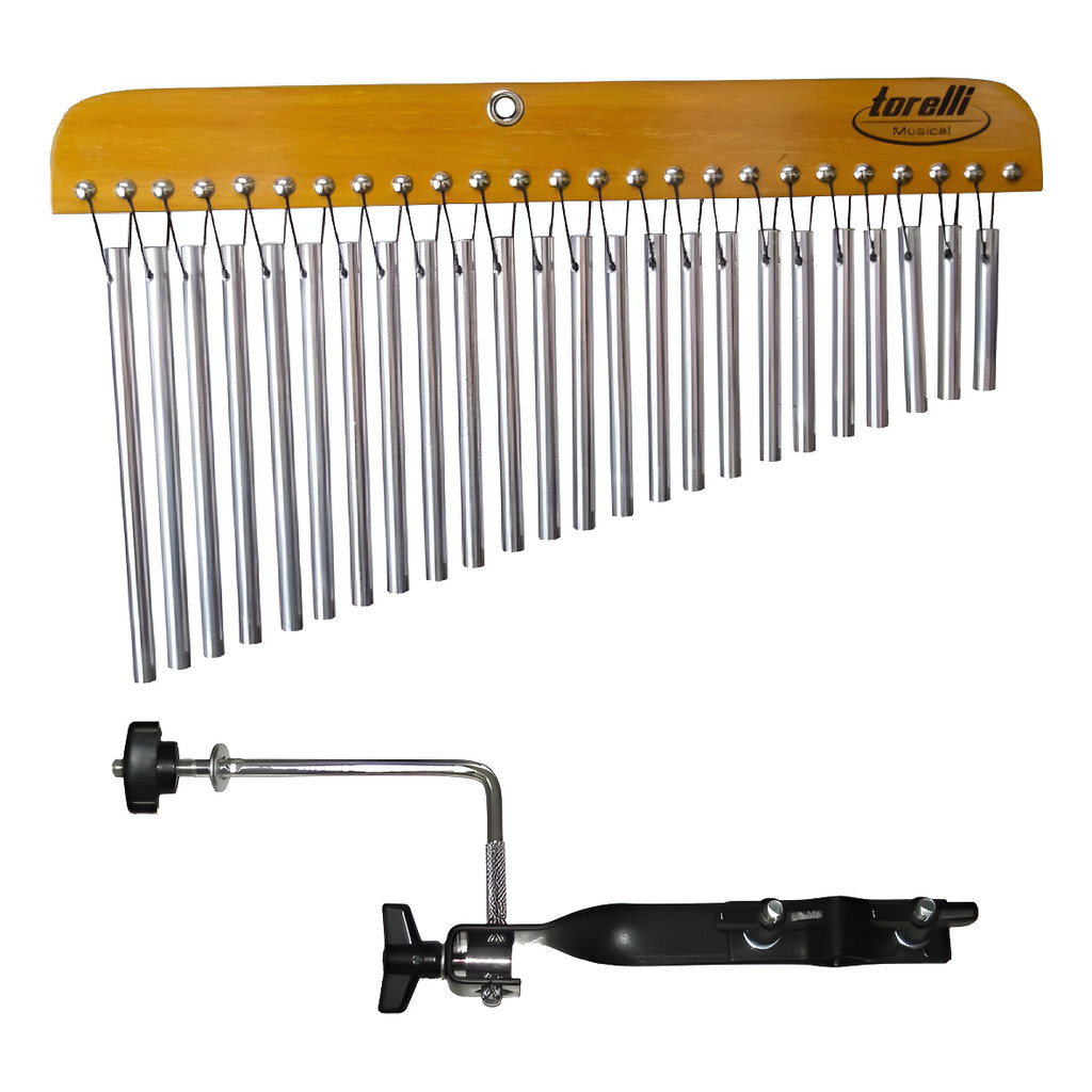 Kit Torelli Carrilhão 24 Barras Com Suporte Pedestal