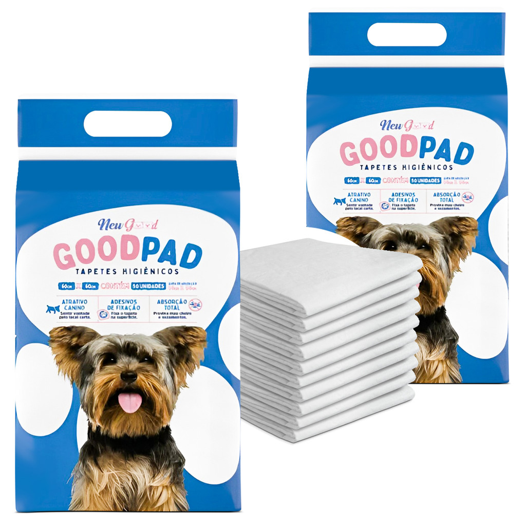 Tapete Higienico Good Pad 60x60 Com 100 Unidades Super Absorção em Oferta na Shopee