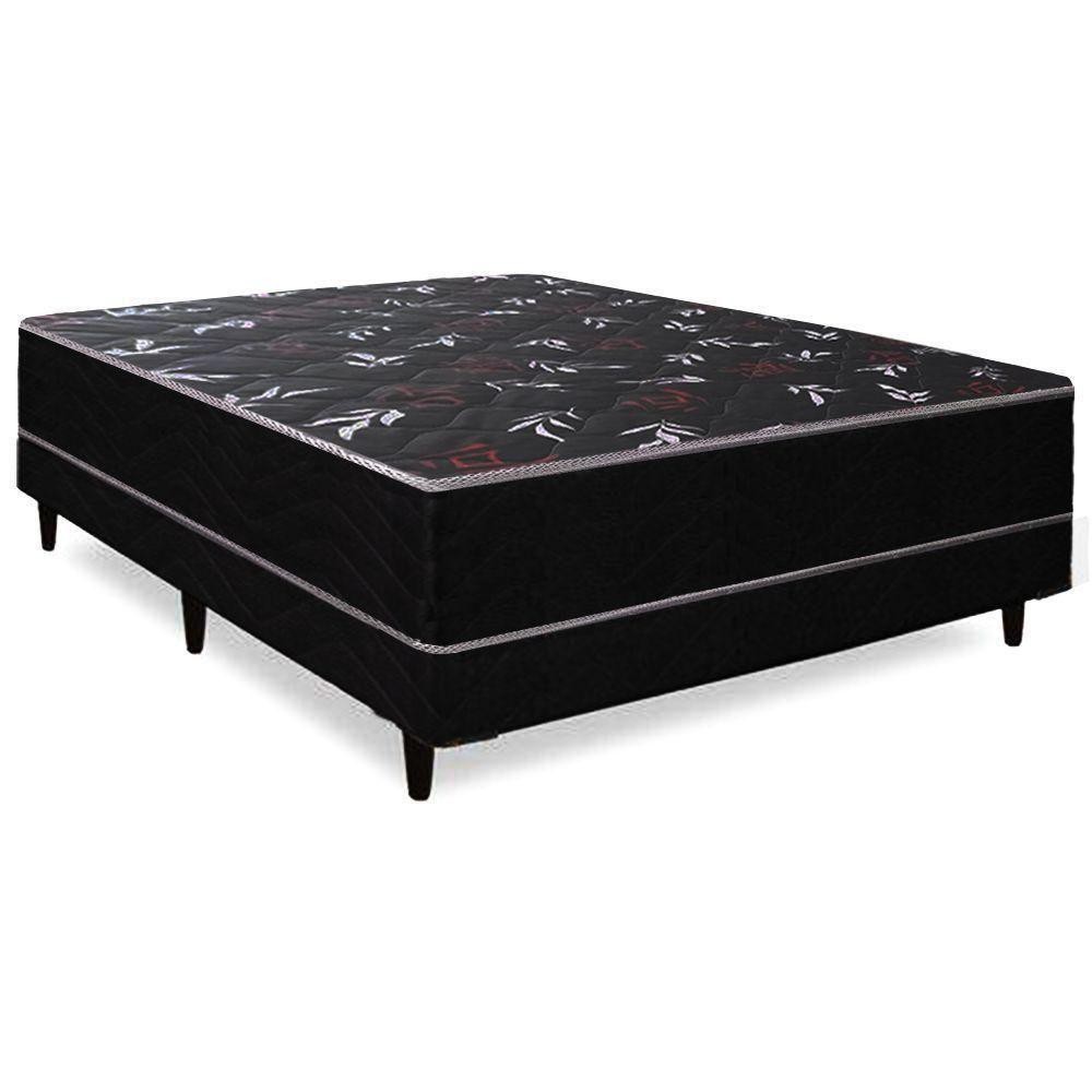 Cama Box Casal Conjugada Ortopédico (5cm) Colchão Dos Sonhos - Home & Living