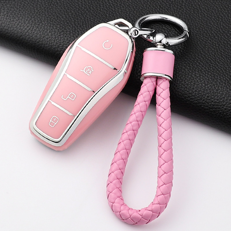 Novo TPU Caso Chave Do Carro Capa Escudo Fob Para BYD Song Plus Atto 3 Han EV Tang DM Qin Selo Golfinho Suporte Remoto C em Oferta na Shopee