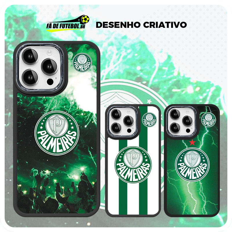 Palmeiras Capa Para celular iPhone11 12 13 14 15 16 pro xs max Anti-queda Fãs de futebol Emblema ddx