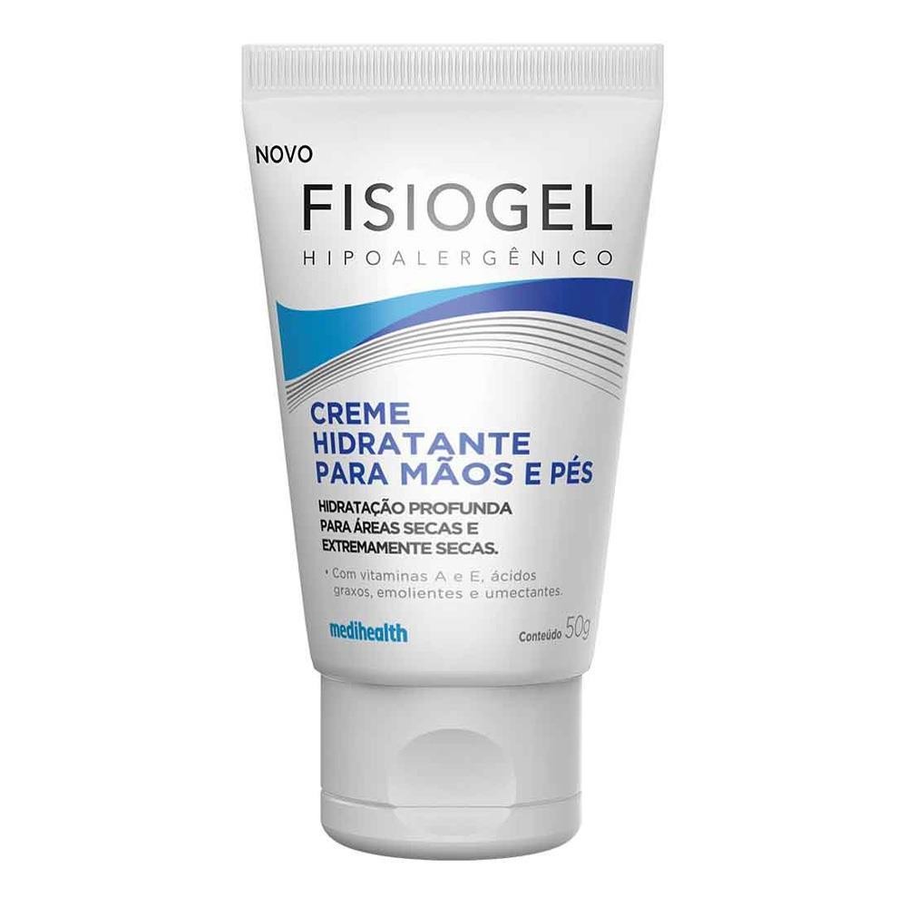 Creme Hidratante Mãos E Pés Fisiogel Hipoalergênico Com 50G em Oferta na Shopee