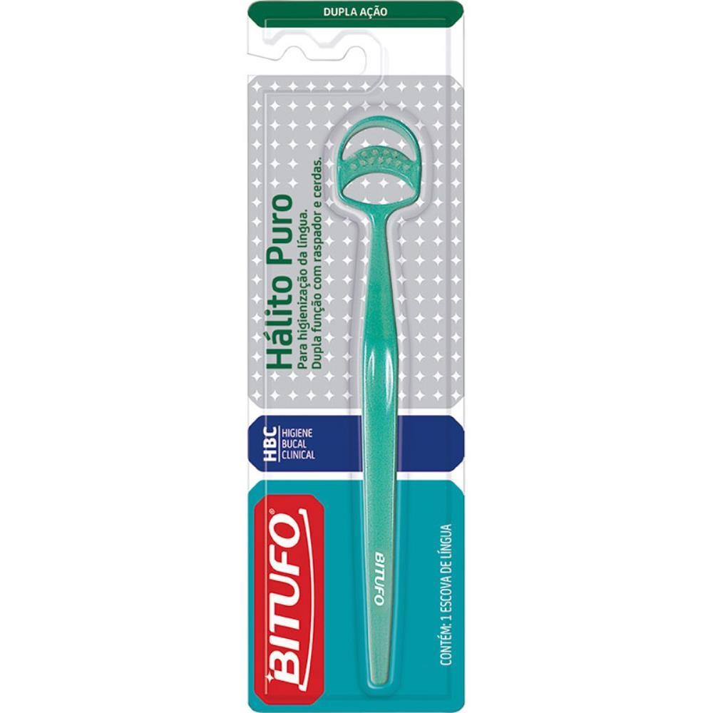 BITUFO ESCOVA PARA HIGIENIZAÇÃO DA LÍNGUA em Oferta na Shopee